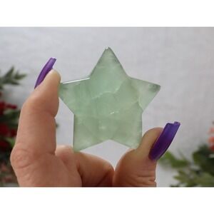 Green Fluorite Star‎ - 2 inch